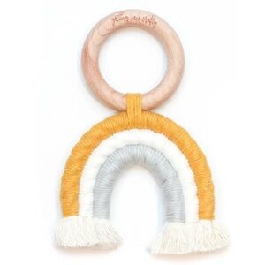 Rainbow Macrame Teether